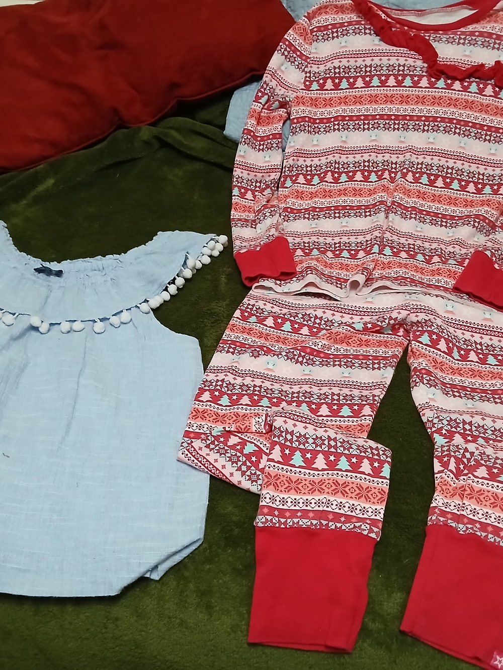 American Girl Pajamas And Crown And Ivy Top